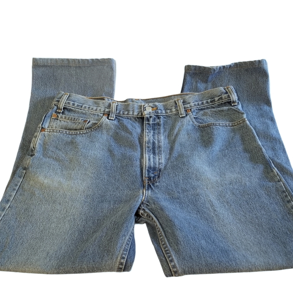 Levi's 505 Regular Fit Straight Leg Jeans. 40x34